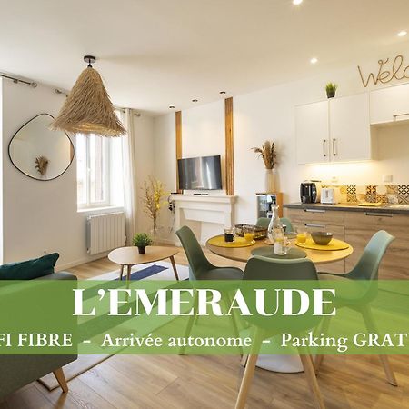 L'Emeraude - 1 A 4P - Wifi Fibre - Parking Gratuit Pont-dʼAin Dış mekan fotoğraf